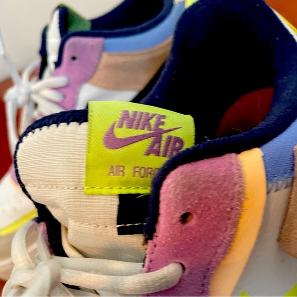 NIKE Air Force 1 Low Shadow Photon Dust Crimson Tint - Picture 5 of 6